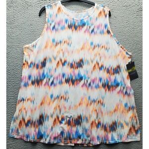 Tek Gear Dry Tek Tank Top Women's 2X Multi Gym Workout Moisture Wicking Pullover